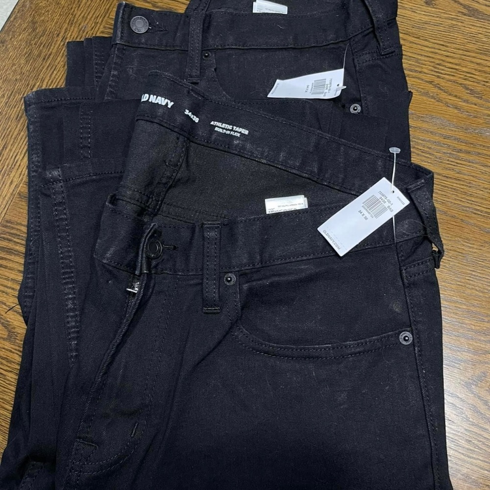 Nwt 2 pair of old navy men’s jeans 34x36